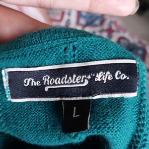 Roadster Green Wool Top