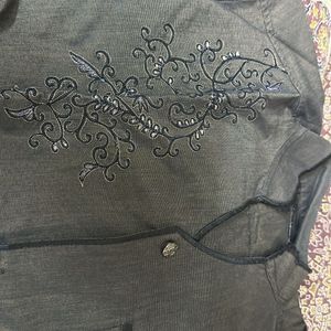 Ethinic Knee Length Kurta Style Shirt 250 Coins