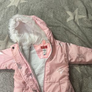 Woollen  HudJacket For Baby Girl