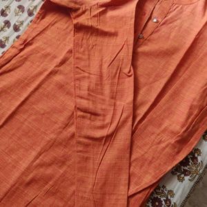 Amazing Saffron Colour Kurti