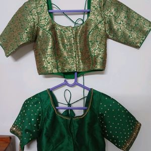 2 Combo Festive Blouses@offer Price