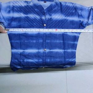 Smart Denim Kurta