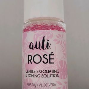 Auli Rose Gentle Exfoliation Tonning Solution