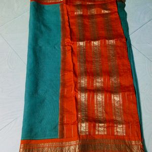 Cotton Silk Pure  Gadwal Saree