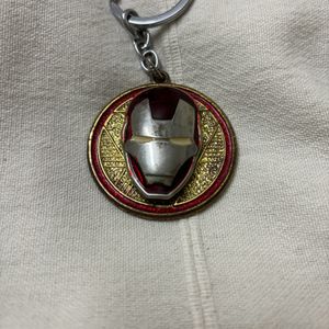 Marvels Ironman Spinning Metal Keychain