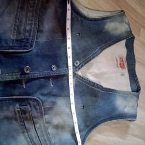 Denim Jeans Waistcoat