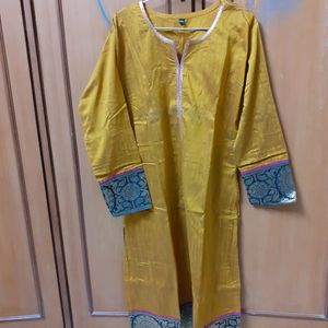 Cotton Silk Kurti Xxl Size ( 44)