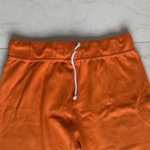 Capris Orange 3/4 Track Pants