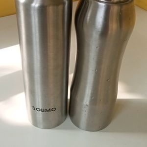 2 STEEL WATER BOTTLE