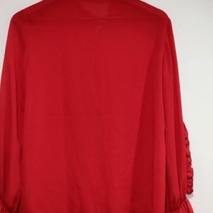 Zara Red Top