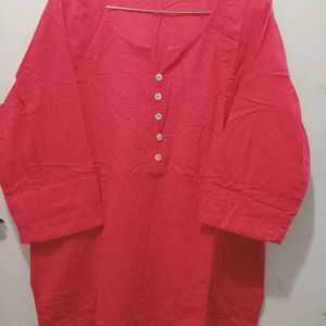 SRISHTI straight Kurta With Self Design