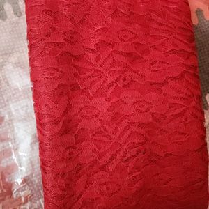 Sale! 🥳 New Red Net Saree