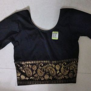 Golden Black Blouse