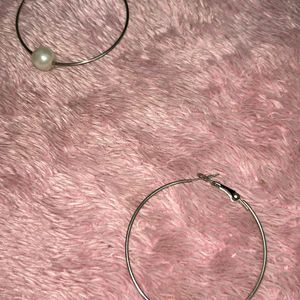 Silver Plated Hoop Earrings