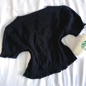 🎀Pinterest Korean Black Cardigan By Cherry Aka