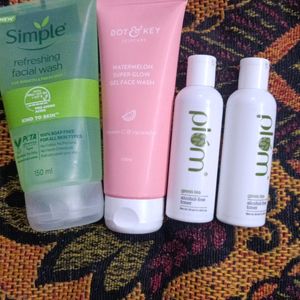 Combo Of Face Wash And Toner