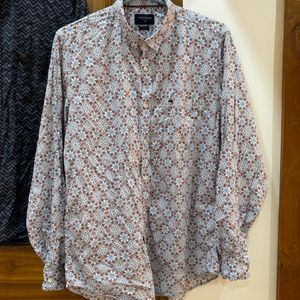 Peter England Indigo Nation Size L Men Shirt