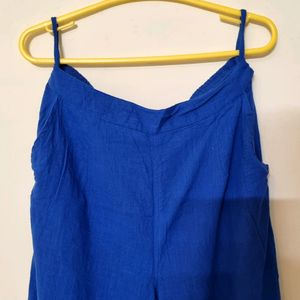 Blue A Line Kurta Set