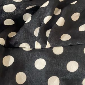 Black Polka Dot Stylish Top