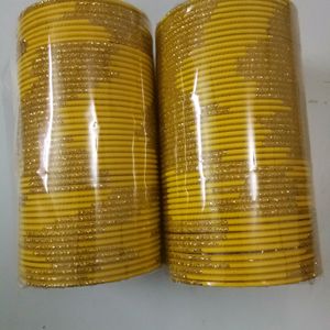 Yellow Color Aluminum Bangles