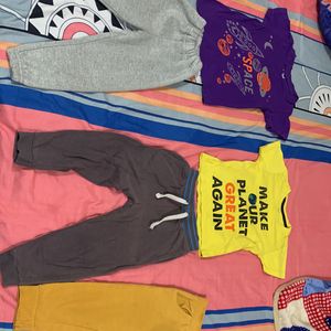 3 Night Pant And 2 T-shirt