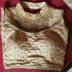 Gold Embroidery Blouse