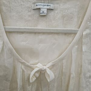 Banana Republic Off White Party Wear