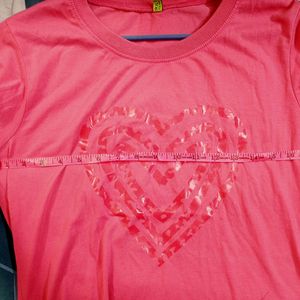 Pink Heart Tshirt