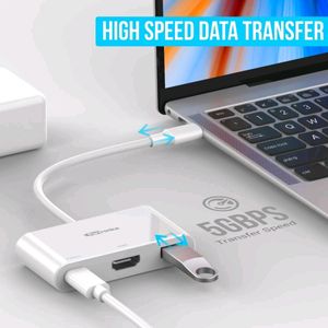 New Portronics Type C HDMI Adapter Usb