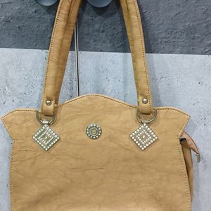 Golden Brown Handbag