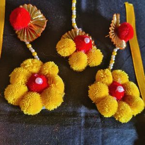 Pompom Haldi Mehandi Set