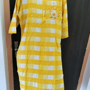 Yellow Kurta And Pant