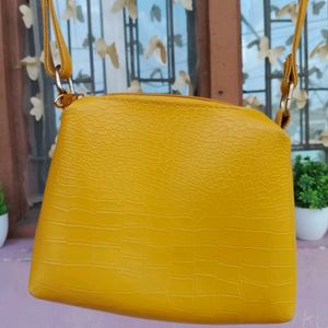 Yellow Shoulder Bag