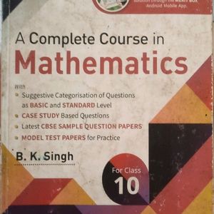 Bk Singh Class 10 Th Mathematics