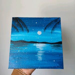 "Midnight Glow" - Original Canvas Painting