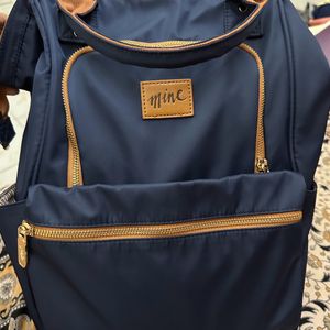 MINE Navy Blue Backpack