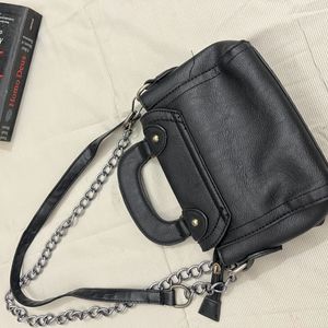 Black Mini Bag With Buckle