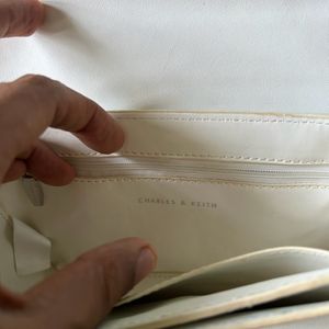 Charles And Keith White Bag