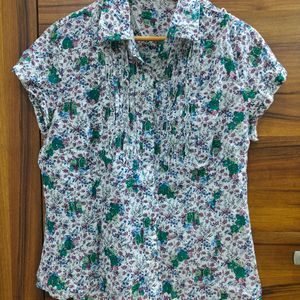 Printed Cotton Shirt For Women