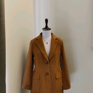 Solid Brown Overcoat