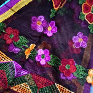 Phulkari Dupatta (Multicolor)