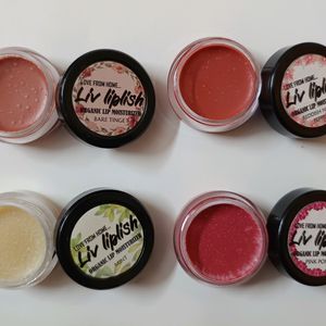 Homemade Organic Lipbalms