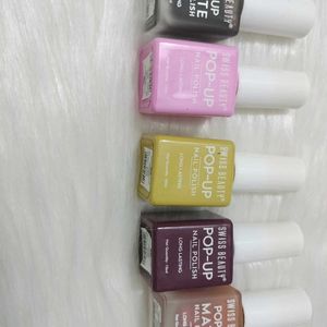 5 Pcs Swiss Beauty Nail Polish