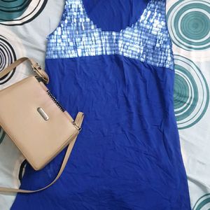 Blue Charming Sleeveless Top