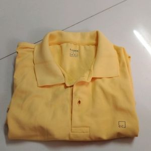 Golden Yellow Collar T Shirt...