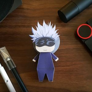 Jujutsu Kaisen Gojo Satoru Chibi Figurine (Paper)