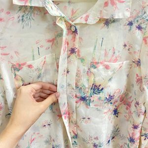 Globus Transparent Printed Shirt