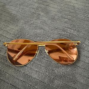 Aldo Rose Gold Pink Sunglasses