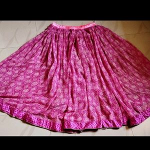 Heavy Flared and Pleated Skirt