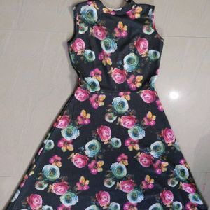 Froral Print Multicolour Dress